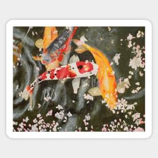 Japanese Koi Sticker